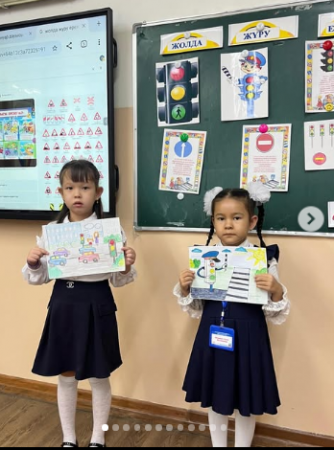 🚦📘 “Жол әліппесі” тақырыбында сынып сағаттары өтті 📘🚦