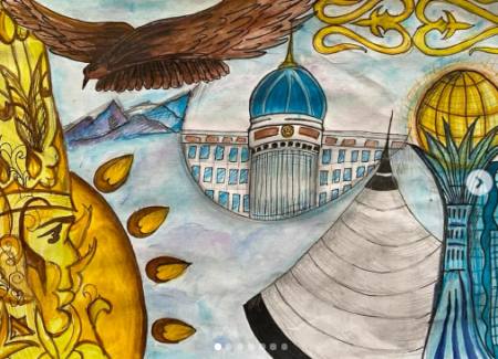 Мектебімізде «Тәуелсіздіктің 35 жылы» тақырыбында сурет байқауы ұйымдастырылып, мазмұнды түрде өтті.